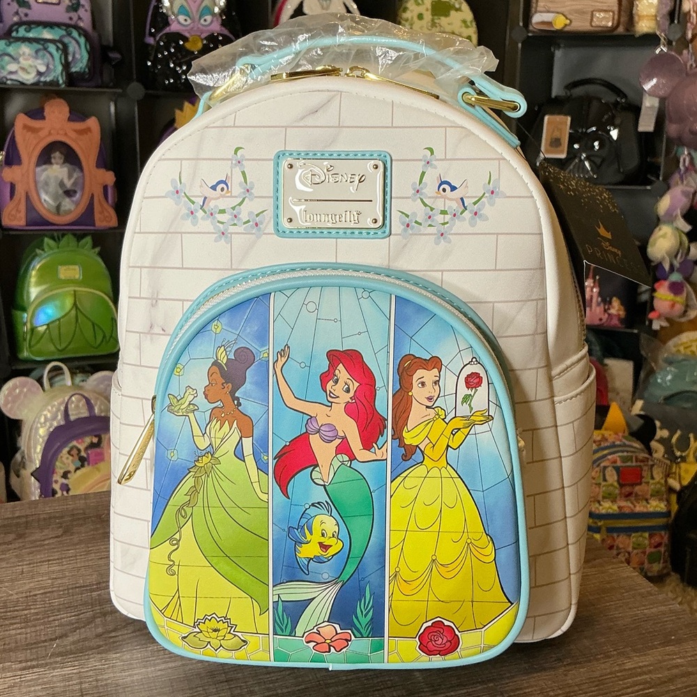 Disney Princesses Stained Glass Castle Loungefly